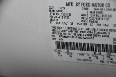 2022 Ford Explorer Timberline