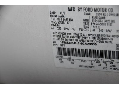 2022 Ford Explorer Timberline