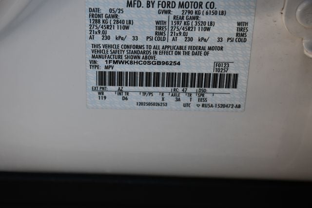 2025 Ford Explorer Platinum