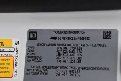 2022 Chevrolet Suburban RST