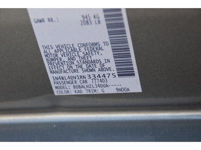 2024 Nissan Altima 2.5 SV