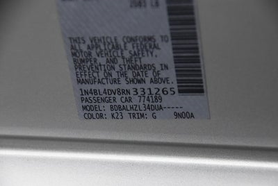 2024 Nissan Altima 2.5 SV