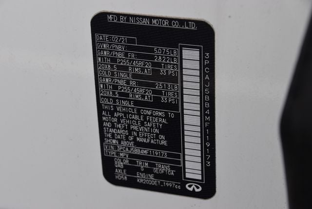 2021 INFINITI QX50 LUXE AWD