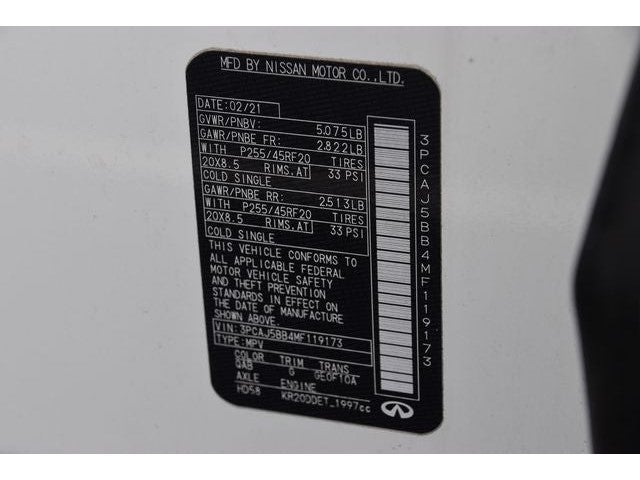 2021 INFINITI QX50 LUXE AWD