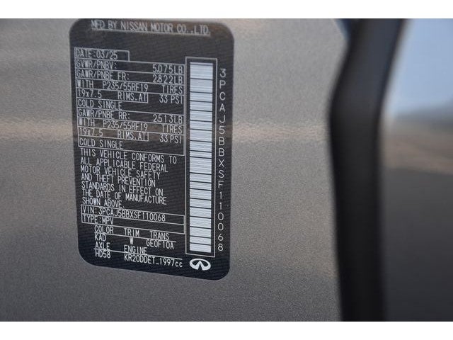 2025 INFINITI QX50 LUXE AWD