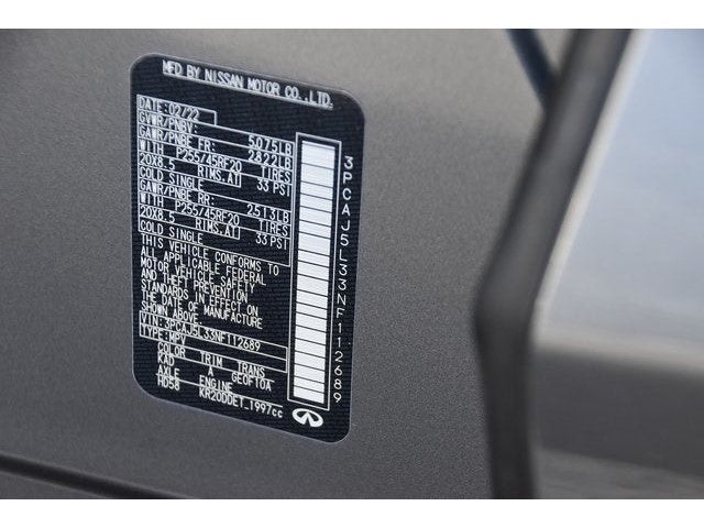 2022 INFINITI QX55 SENSORY