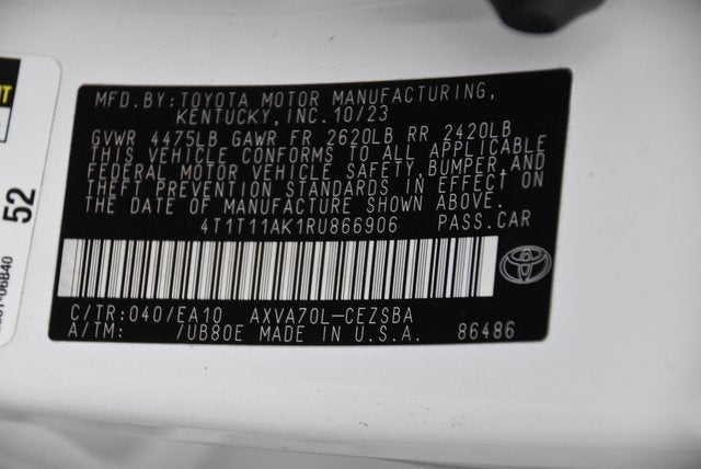 2024 Toyota Camry SE