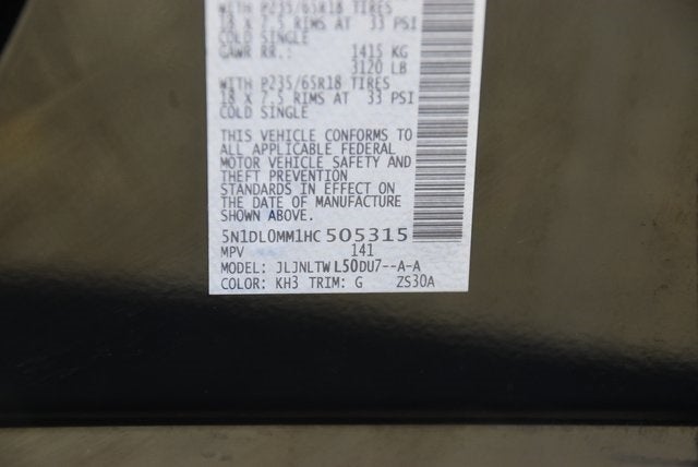 2017 INFINITI QX60 3.5 AWD