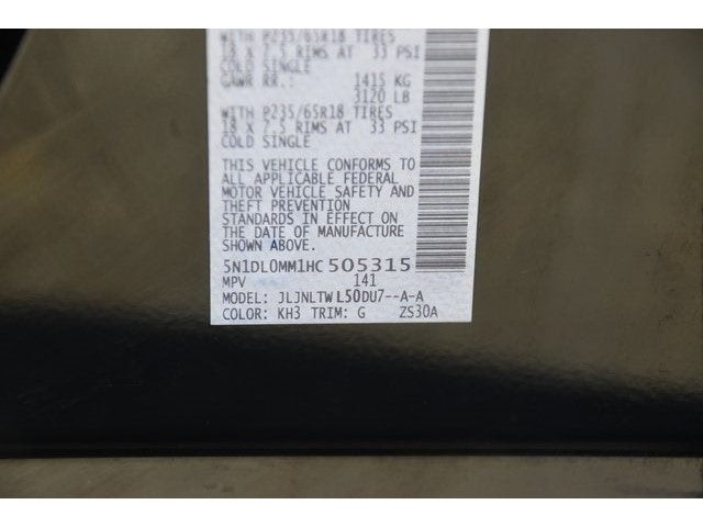 2017 INFINITI QX60 3.5 AWD