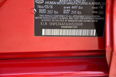 2017 Hyundai Sonata SE