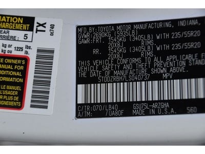 2020 Toyota Highlander Limited