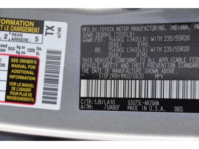 2021 Toyota Highlander Platinum