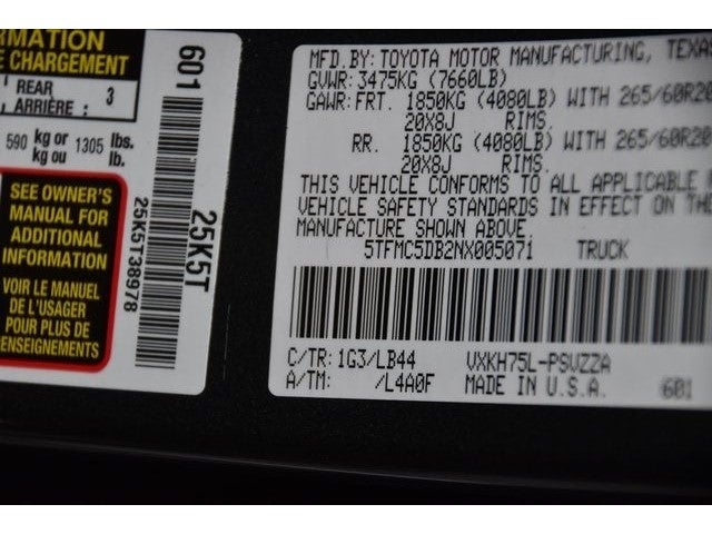 2022 Toyota Tundra Hybrid 1794 Edition