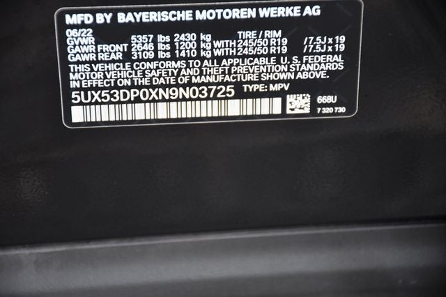 2022 BMW X3 xDrive30i