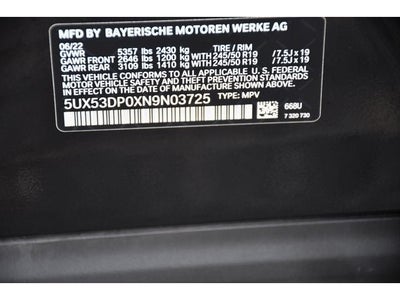 2022 BMW X3 xDrive30i