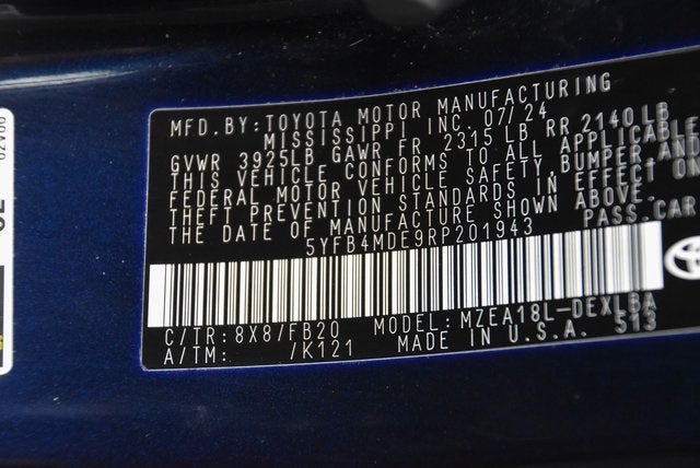 2024 Toyota Corolla LE