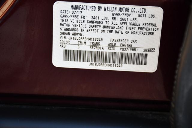 2017 INFINITI QX50 AWD