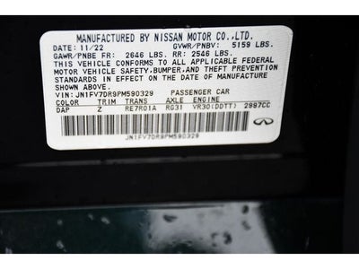 2023 INFINITI Q50 RED SPORT 400 AWD