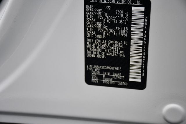 2022 Nissan Armada Platinum