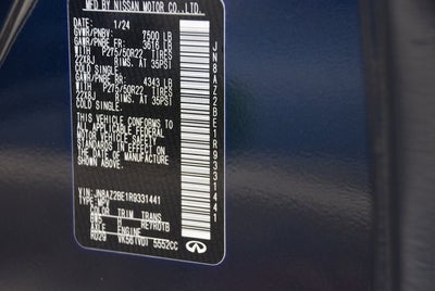 2024 INFINITI QX80 SENSORY 4WD