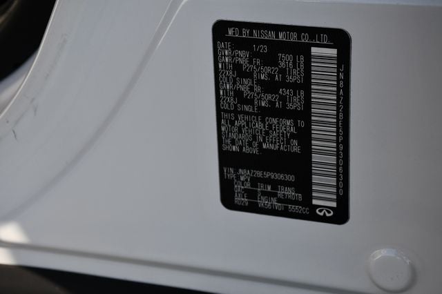 2023 INFINITI QX80 SENSORY 4WD