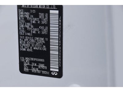 2023 INFINITI QX80 SENSORY 4WD