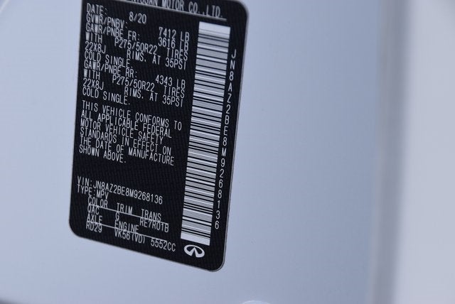 2021 INFINITI QX80 SENSORY 4WD