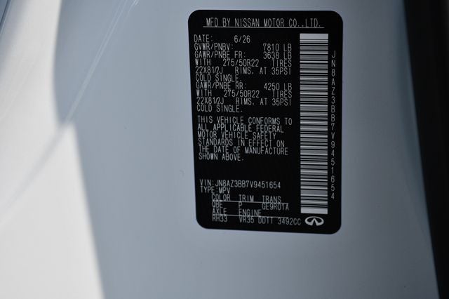 2027 INFINITI QX80 Luxe 4WD