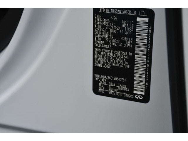 2027 INFINITI QX80 Autograph 4WD