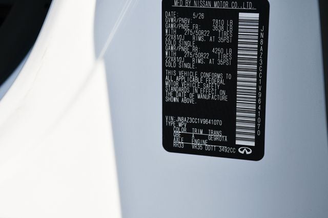 2027 INFINITI QX80 Autograph 4WD