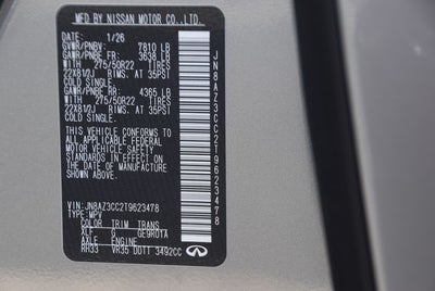 2026 INFINITI QX80 Autograph 4WD