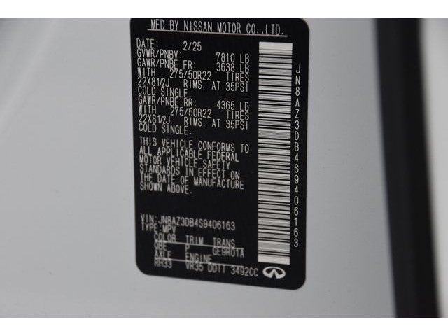 2025 INFINITI QX80 Sensory 4WD