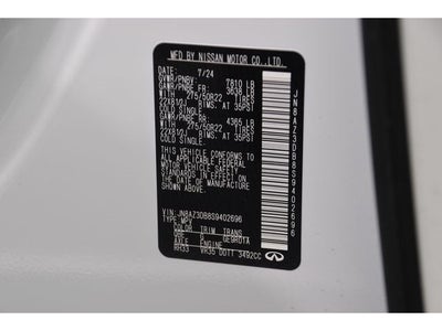 2025 INFINITI QX80 Sensory 4WD