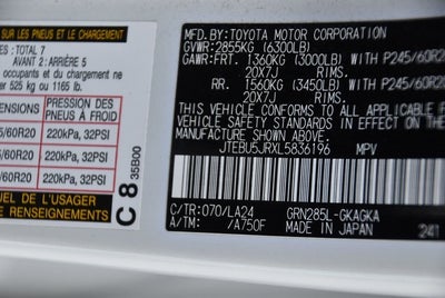 2020 Toyota 4Runner Base