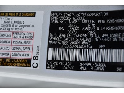 2020 Toyota 4Runner Base