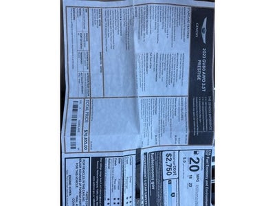 2023 Genesis GV80 3.5T