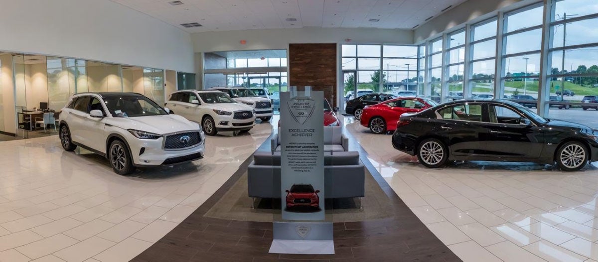 INFINITI Of Lexington showroom interior